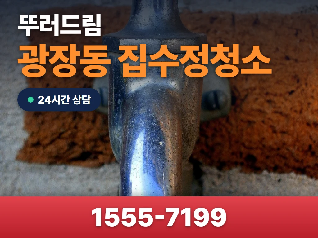 광장동 집수정청소 현장