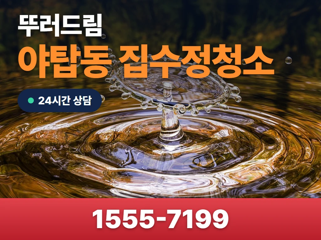 야탑동 집수정청소 현장