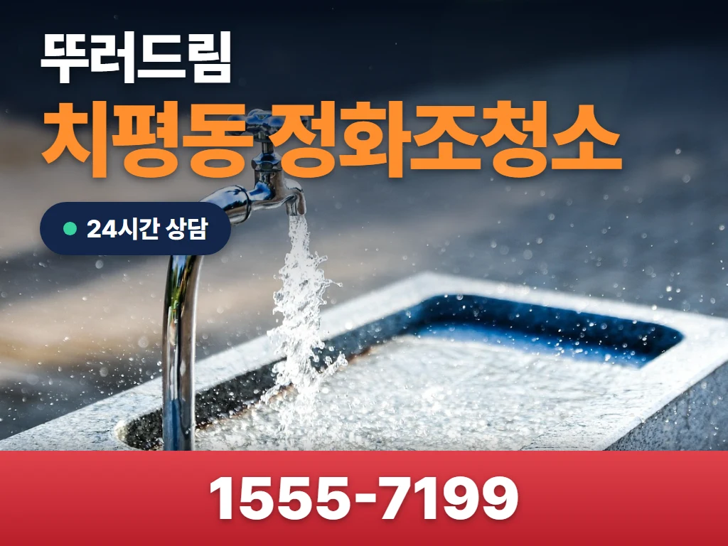 치평동 정화조청소 현장