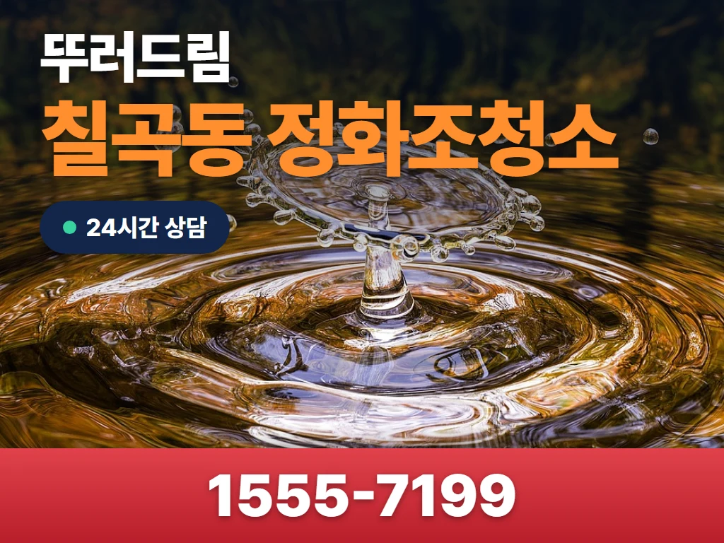 칠곡동 정화조청소 현장
