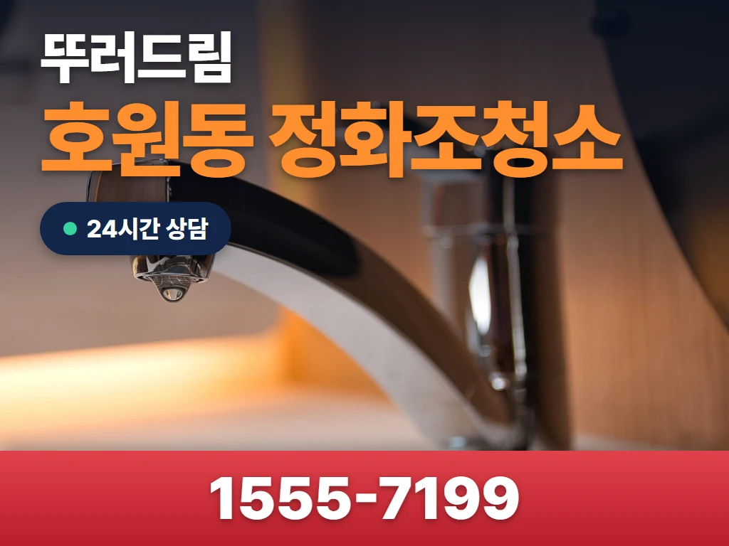 호원동 정화조청소 현장